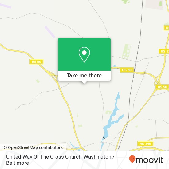 Mapa de United Way Of The Cross Church