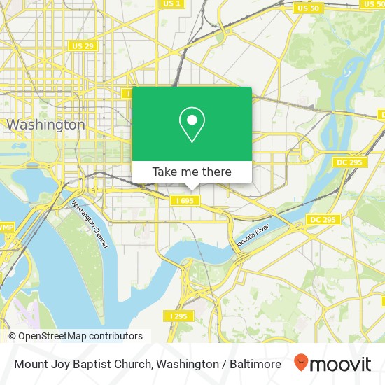 Mapa de Mount Joy Baptist Church