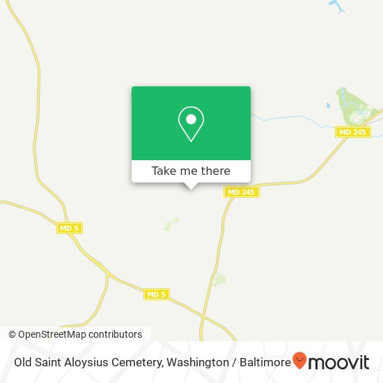 Old Saint Aloysius Cemetery map