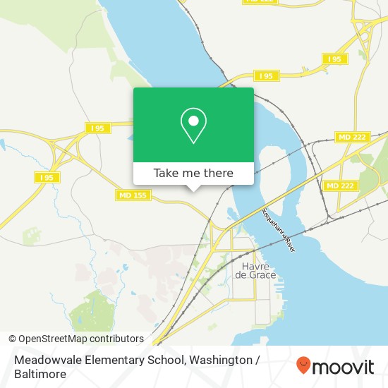 Meadowvale Elementary School map