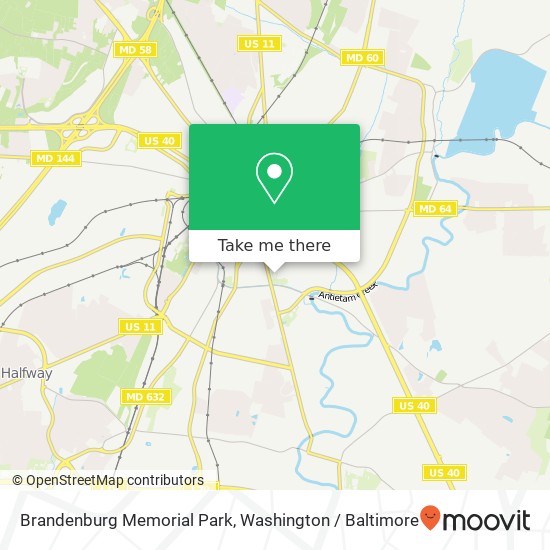 Brandenburg Memorial Park map