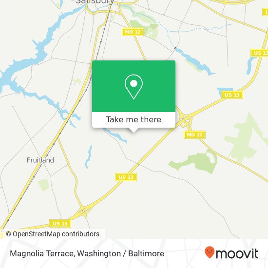 Mapa de Magnolia Terrace