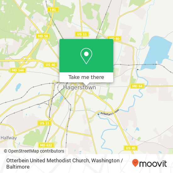 Mapa de Otterbein United Methodist Church