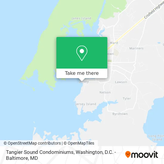 Tangier Sound Condominiums map