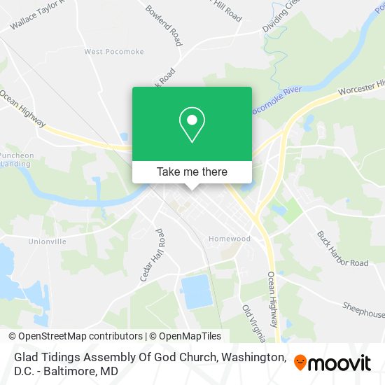 Glad Tidings Assembly Of God Church map
