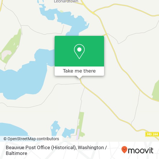 Mapa de Beauvue Post Office (Historical)