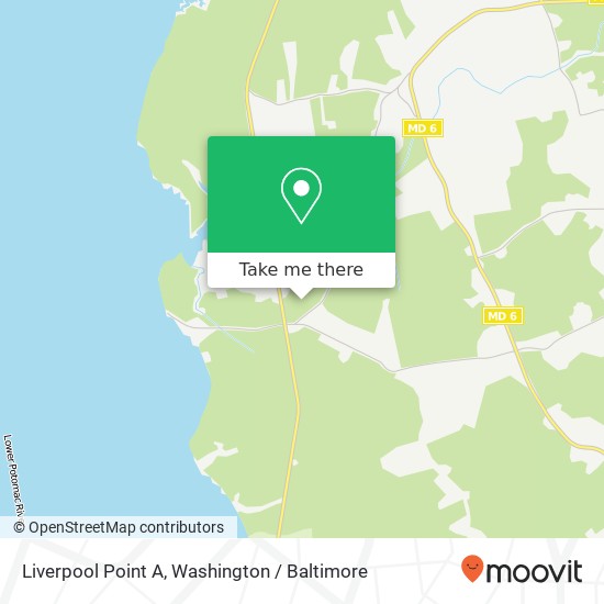 Mapa de Liverpool Point A