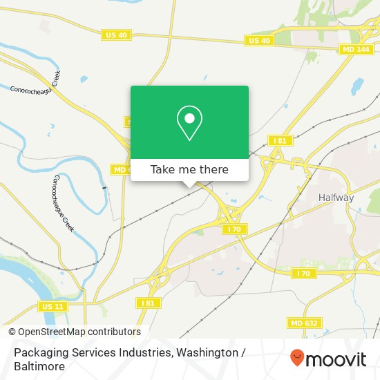 Mapa de Packaging Services Industries