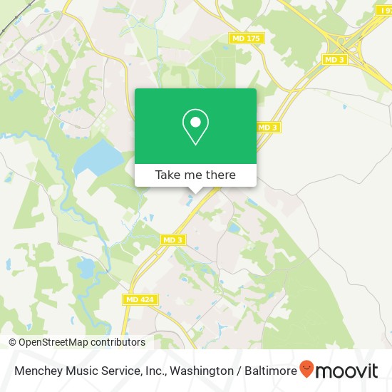 Menchey Music Service, Inc. map