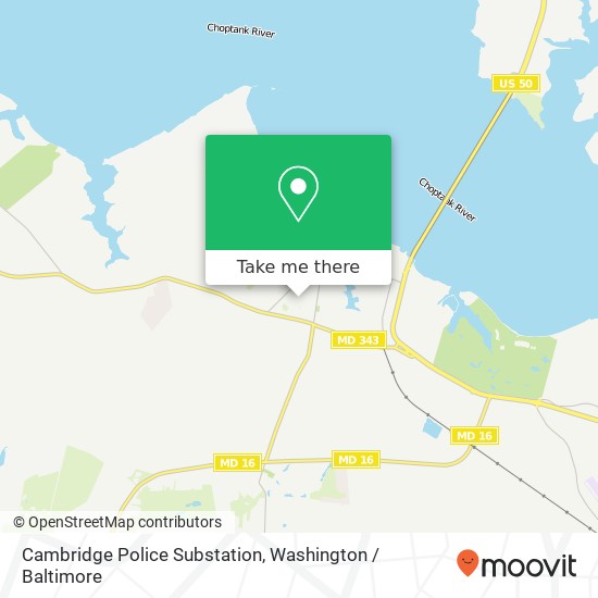 Mapa de Cambridge Police Substation