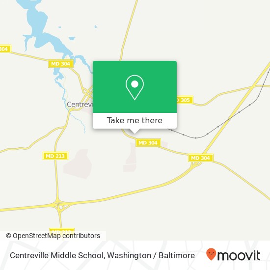 Mapa de Centreville Middle School