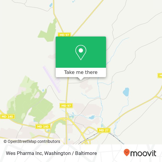 Wes Pharma Inc map