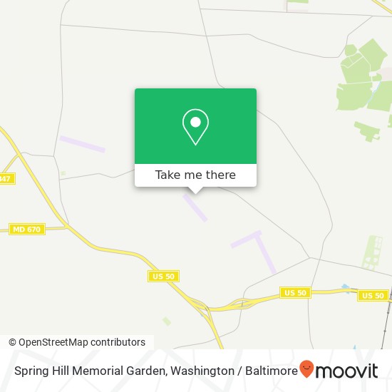 Mapa de Spring Hill Memorial Garden