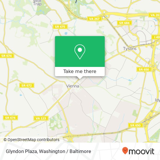 Glyndon Plaza map