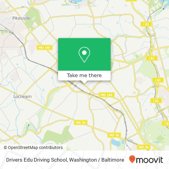 Mapa de Drivers Edu Driving School