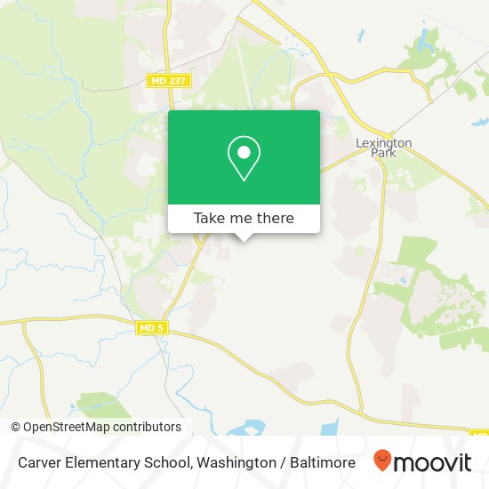 Mapa de Carver Elementary School
