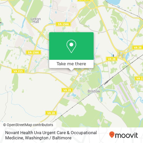 Novant Health Uva Urgent Care & Occupational Medicine map