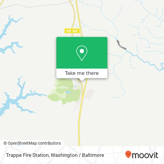 Mapa de Trappe Fire Station