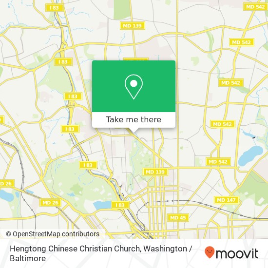 Hengtong Chinese Christian Church map