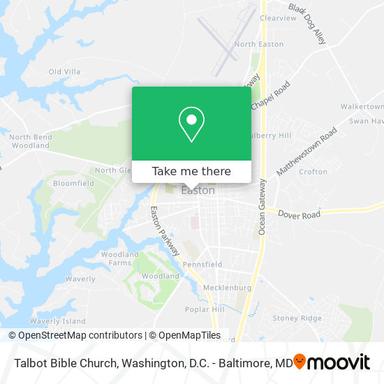 Mapa de Talbot Bible Church
