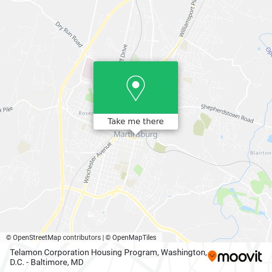 Telamon Corporation Housing Program map
