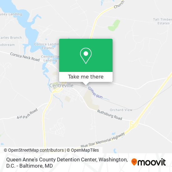 Mapa de Queen Anne's County Detention Center