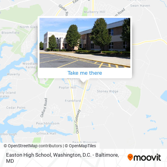 Easton High School map