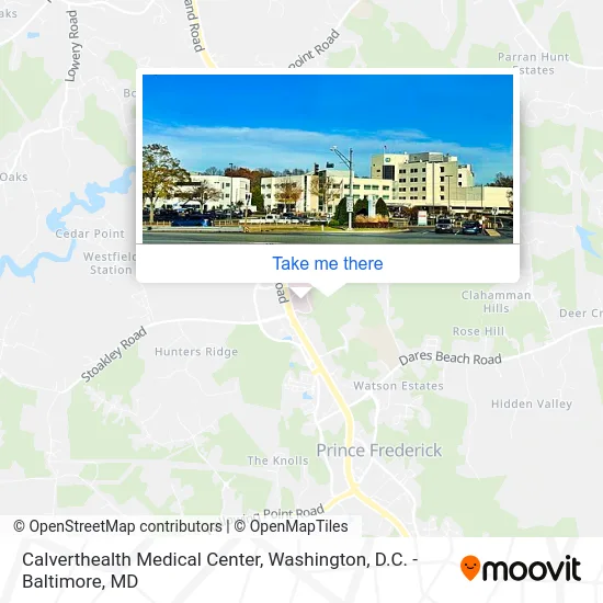 Mapa de Calverthealth Medical Center
