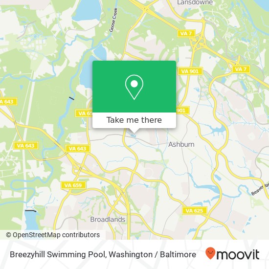 Mapa de Breezyhill Swimming Pool