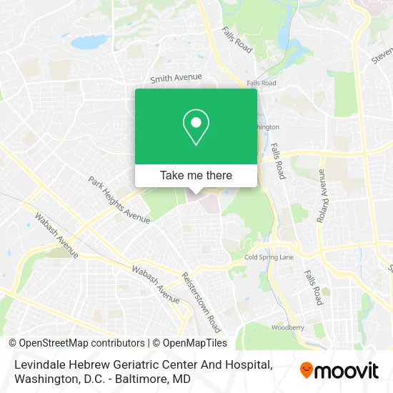 Mapa de Levindale Hebrew Geriatric Center And Hospital