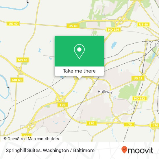 Springhill Suites map