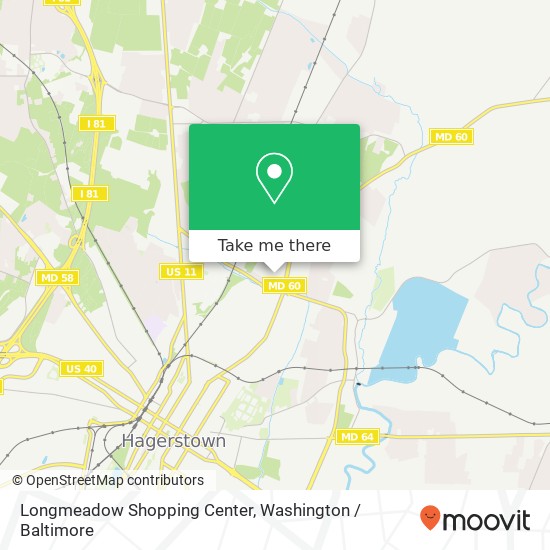 Mapa de Longmeadow Shopping Center