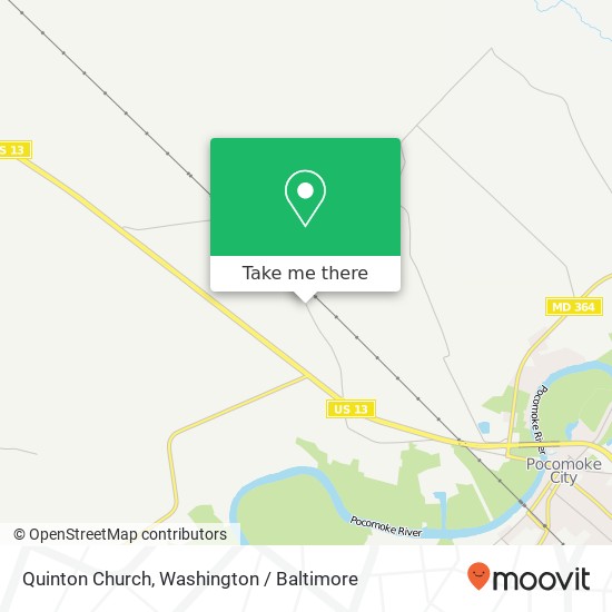 Quinton Church map