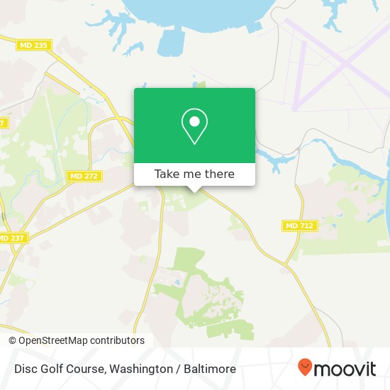 Mapa de Disc Golf Course