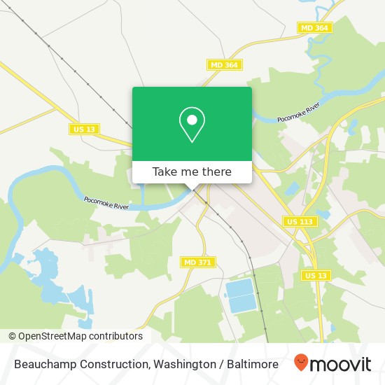 Mapa de Beauchamp Construction