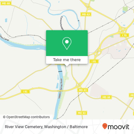 Mapa de River View Cemetery