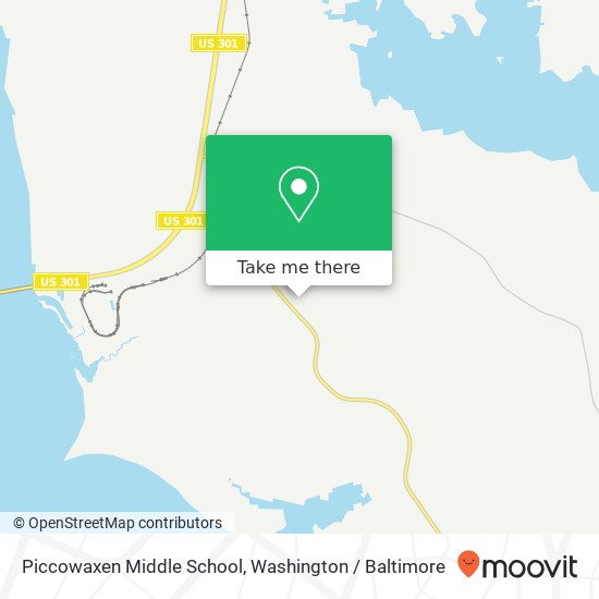 Mapa de Piccowaxen Middle School