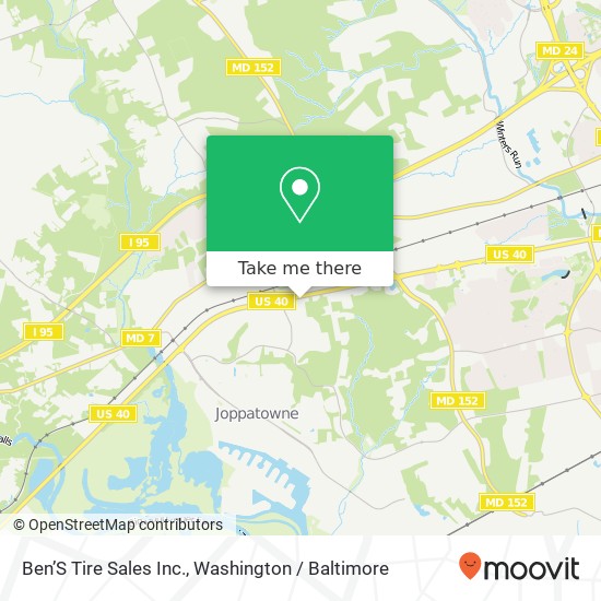 Mapa de Ben’S Tire Sales Inc.