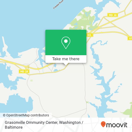 Grasonville Ommunity Center map