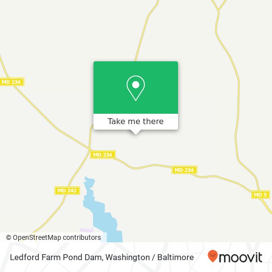 Mapa de Ledford Farm Pond Dam