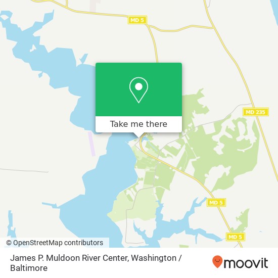 James P. Muldoon River Center map