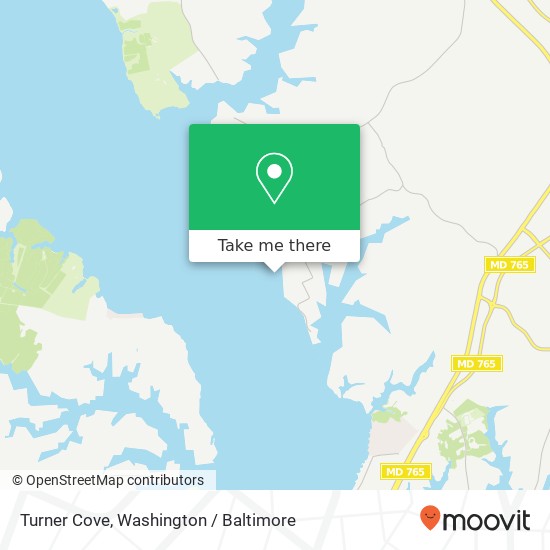 Turner Cove map