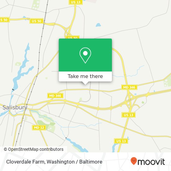 Mapa de Cloverdale Farm