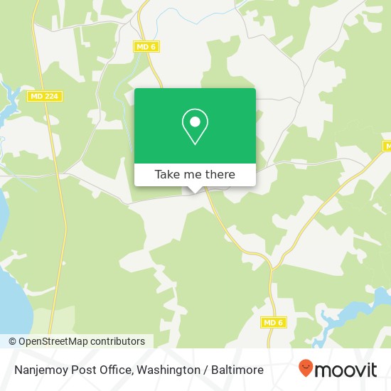 Mapa de Nanjemoy Post Office