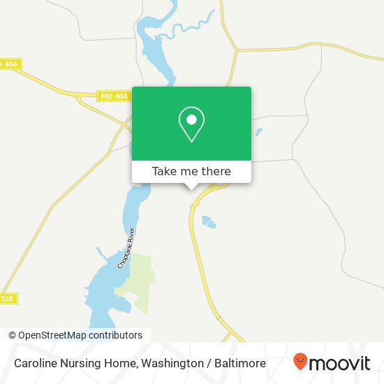 Mapa de Caroline Nursing Home