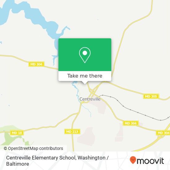 Mapa de Centreville Elementary School