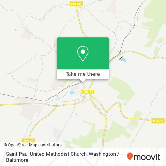 Saint Paul United Methodist Church map