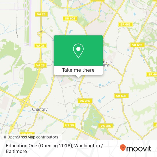 Education One (Opening 2018) map