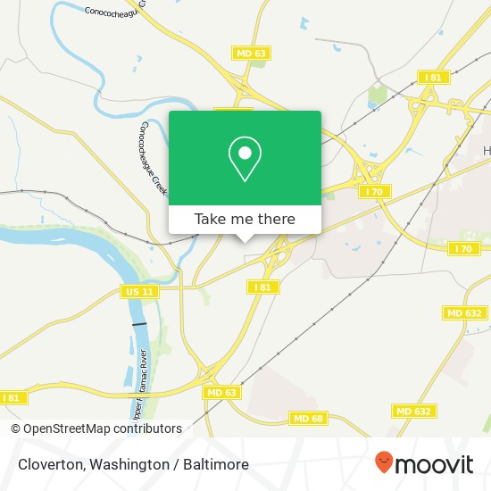 Mapa de Cloverton