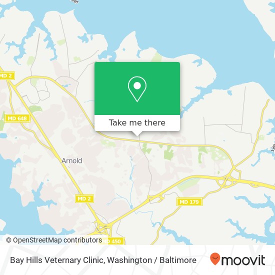 Bay Hills Veternary Clinic map